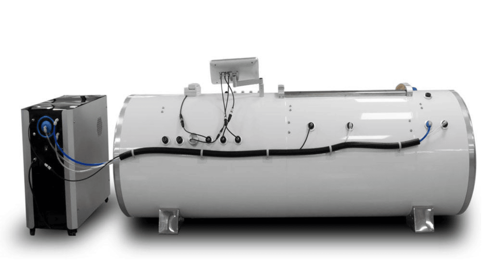 OXYREVO Quest36 1.5/2.0 ATA Hard Lying Hyperbaric Oxygen Chamber System